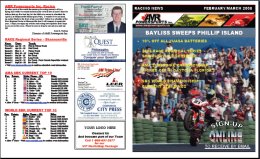 Volume 5 - 2008 Feb/Mar Racing News Flyer