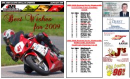 Volume 9 - 2008 May/June Racing News Flyer